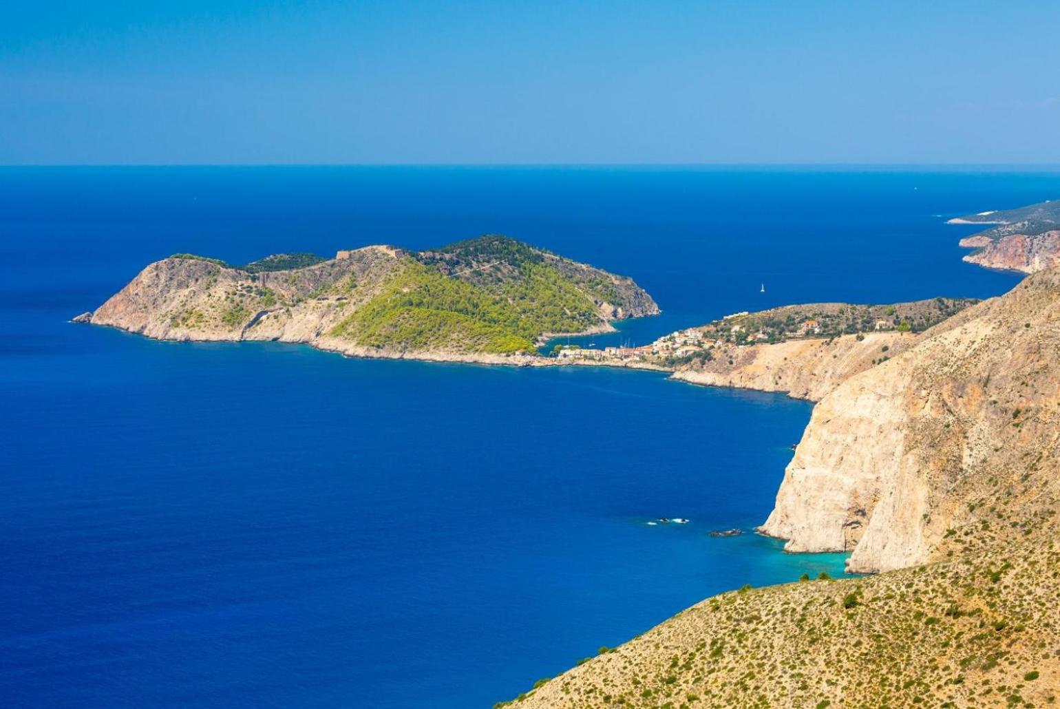 Skala Villa Blue Spathíon Esterno foto