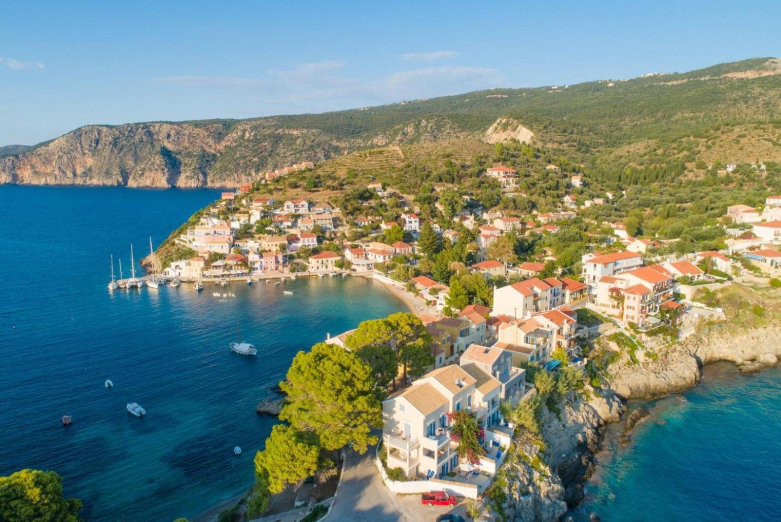 Skala Villa Blue Spathíon Esterno foto