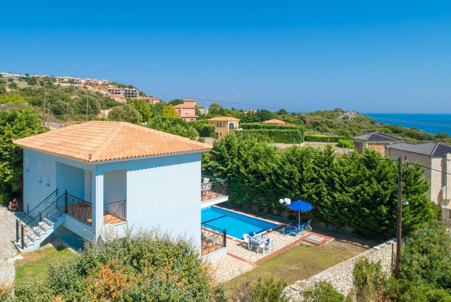 Skala Villa Blue Spathíon Esterno foto