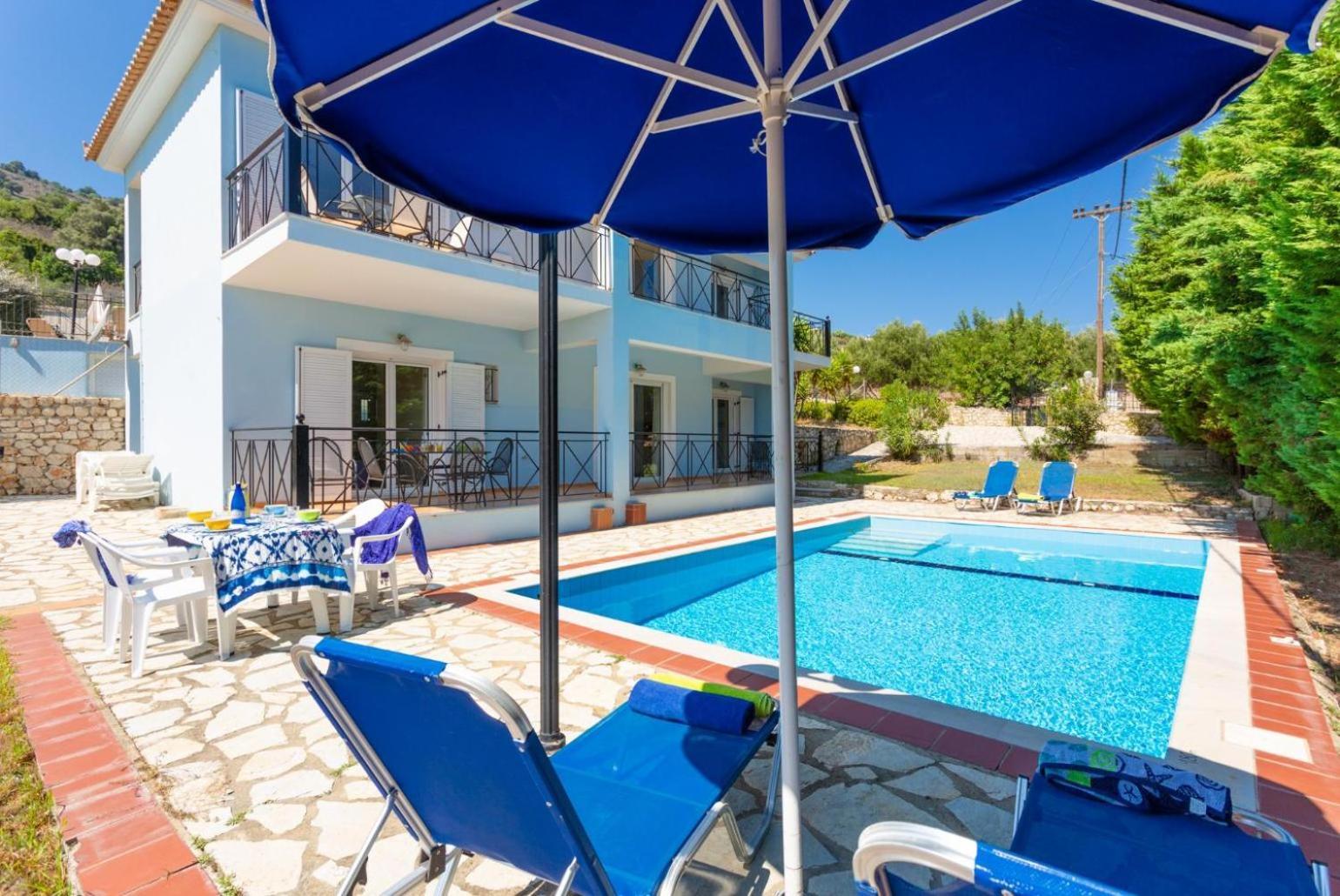 Skala Villa Blue Spathíon Esterno foto
