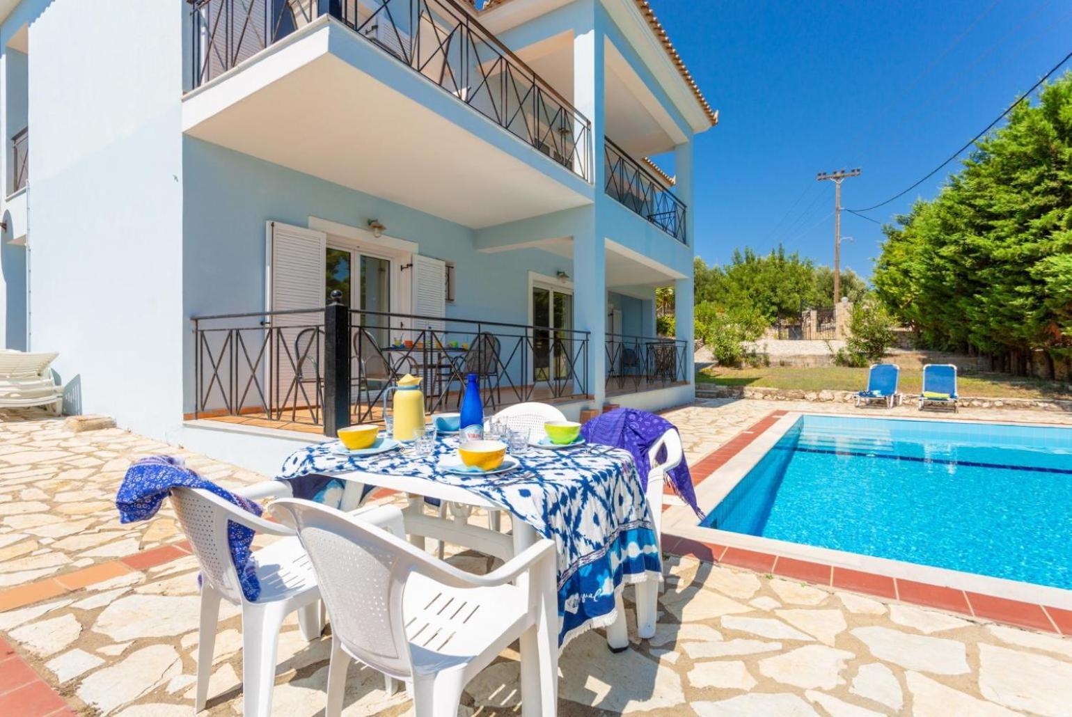 Skala Villa Blue Spathíon Esterno foto